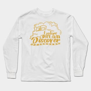 Travel Dream in Gold Long Sleeve T-Shirt